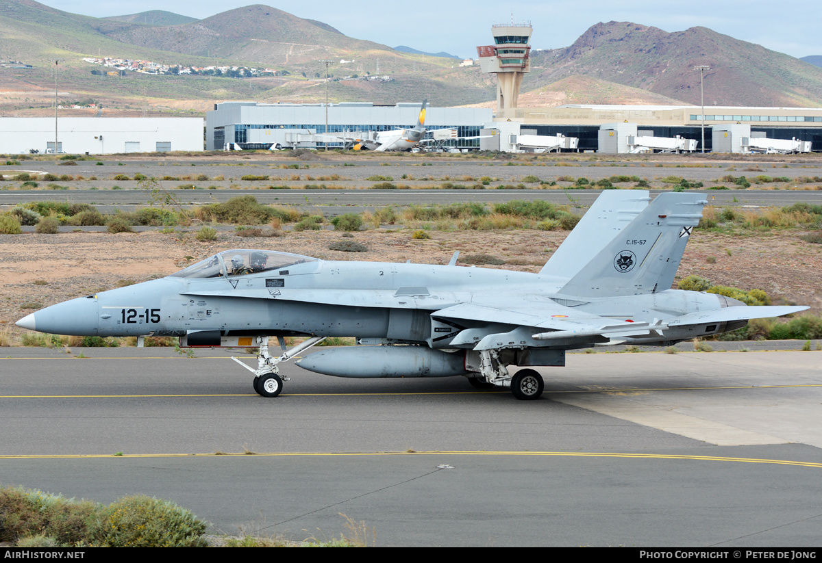 Aircraft Photo of C15-57 | McDonnell Douglas EF-18M Hornet | Spain - Air Force | AirHistory.net #326881