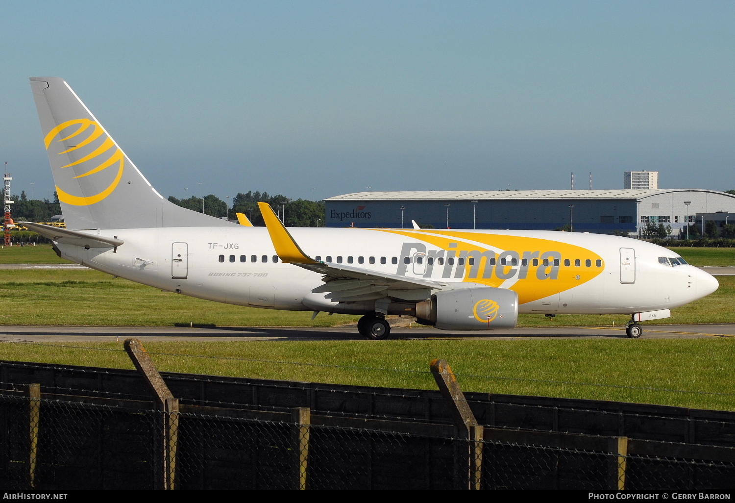 Aircraft Photo of TF-JXG | Boeing 737-7Q8 | Primera Air | AirHistory.net #326883