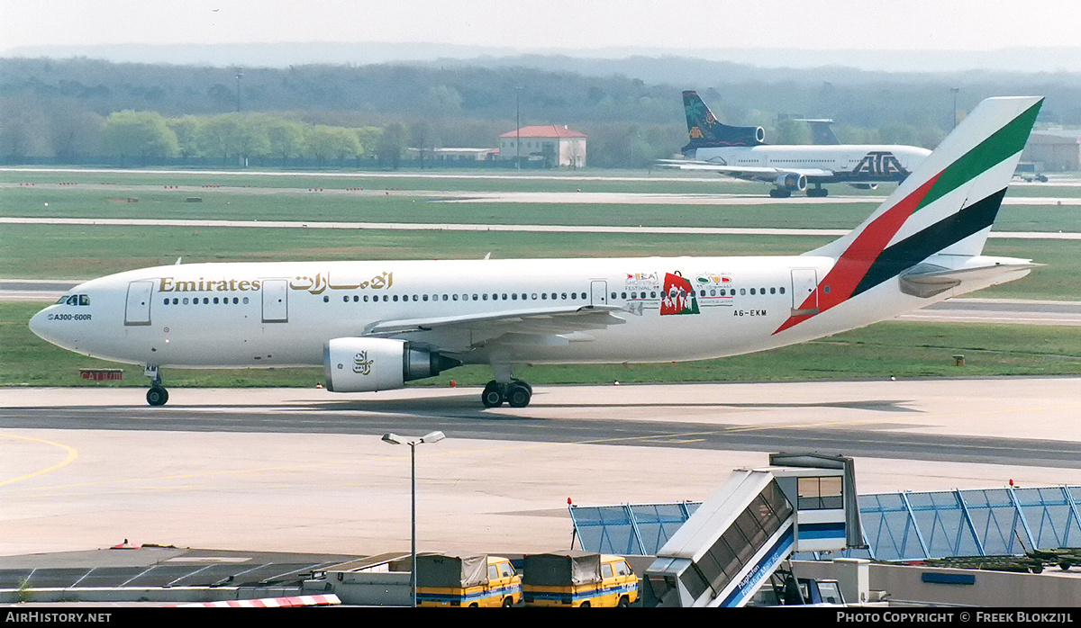 Aircraft Photo of A6-EKM | Airbus A300B4-605R | Emirates | AirHistory.net #326975