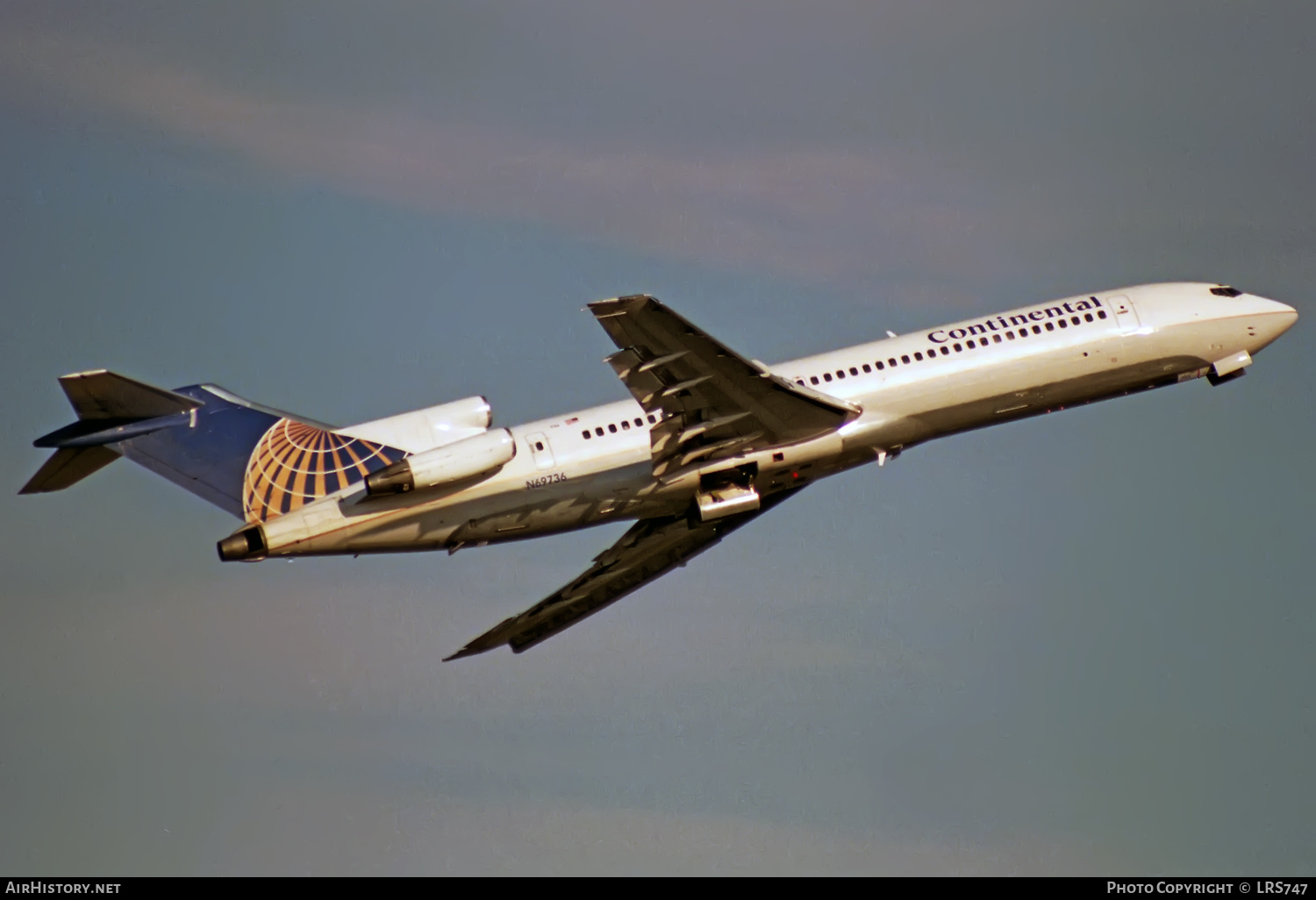 Aircraft Photo of N69736 | Boeing 727-224/Adv | Continental Airlines | AirHistory.net #327018