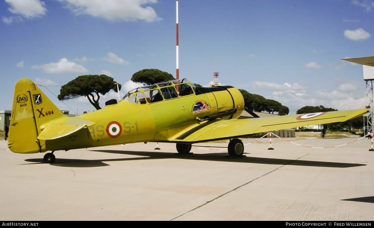 Aircraft Photo of MMX604 / X604 | North American T-6H Harvard Mk IV | Italy - Air Force | AirHistory.net #327019