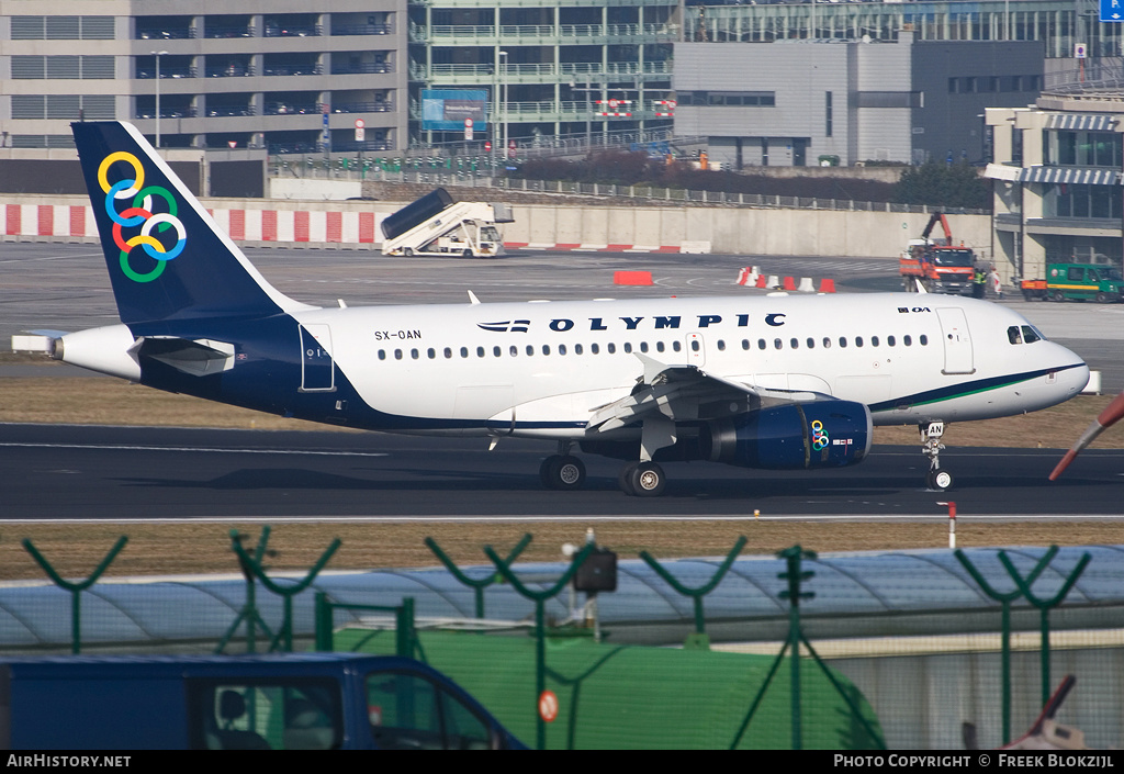 Aircraft Photo of SX-OAN | Airbus ACJ319 (A319-132/CJ) | Olympic | AirHistory.net #327025