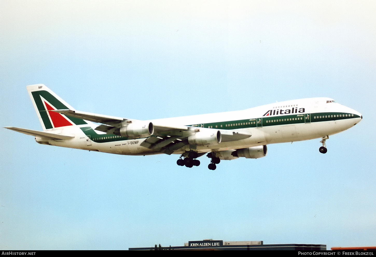Aircraft Photo of I-DEMP | Boeing 747-243B | Alitalia | AirHistory.net #327056