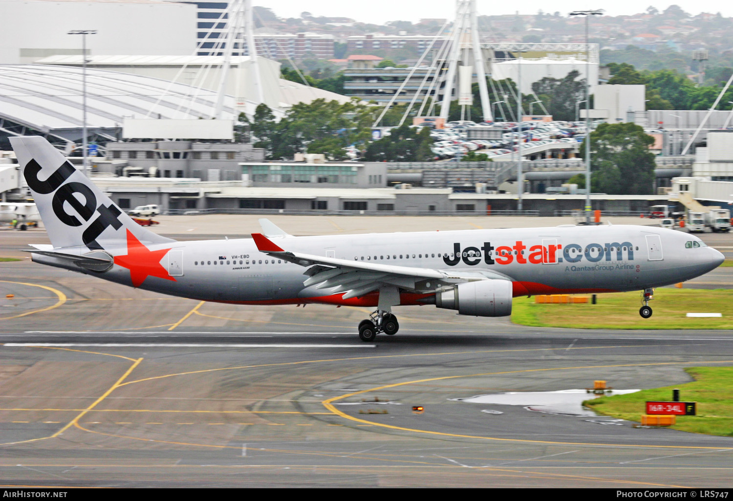 Aircraft Photo of VH-EBD | Airbus A330-202 | Jetstar Airways | AirHistory.net #327059