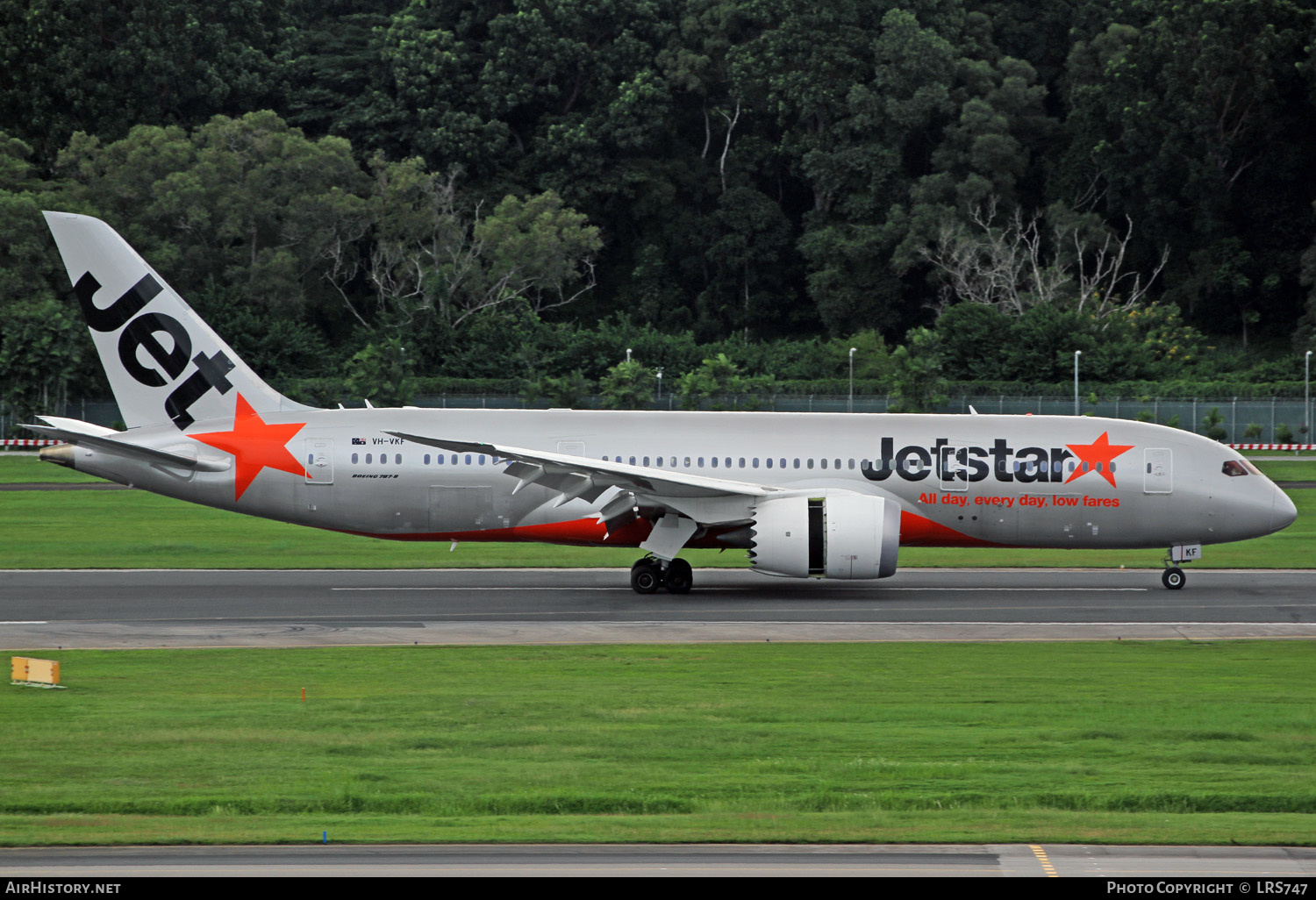 Aircraft Photo of VH-VKF | Boeing 787-8 Dreamliner | Jetstar Airways | AirHistory.net #327060