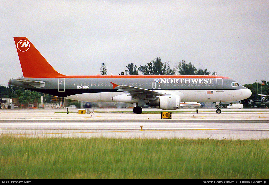 Aircraft Photo of N349NW | Airbus A320-212 | Northwest Airlines | AirHistory.net #327072