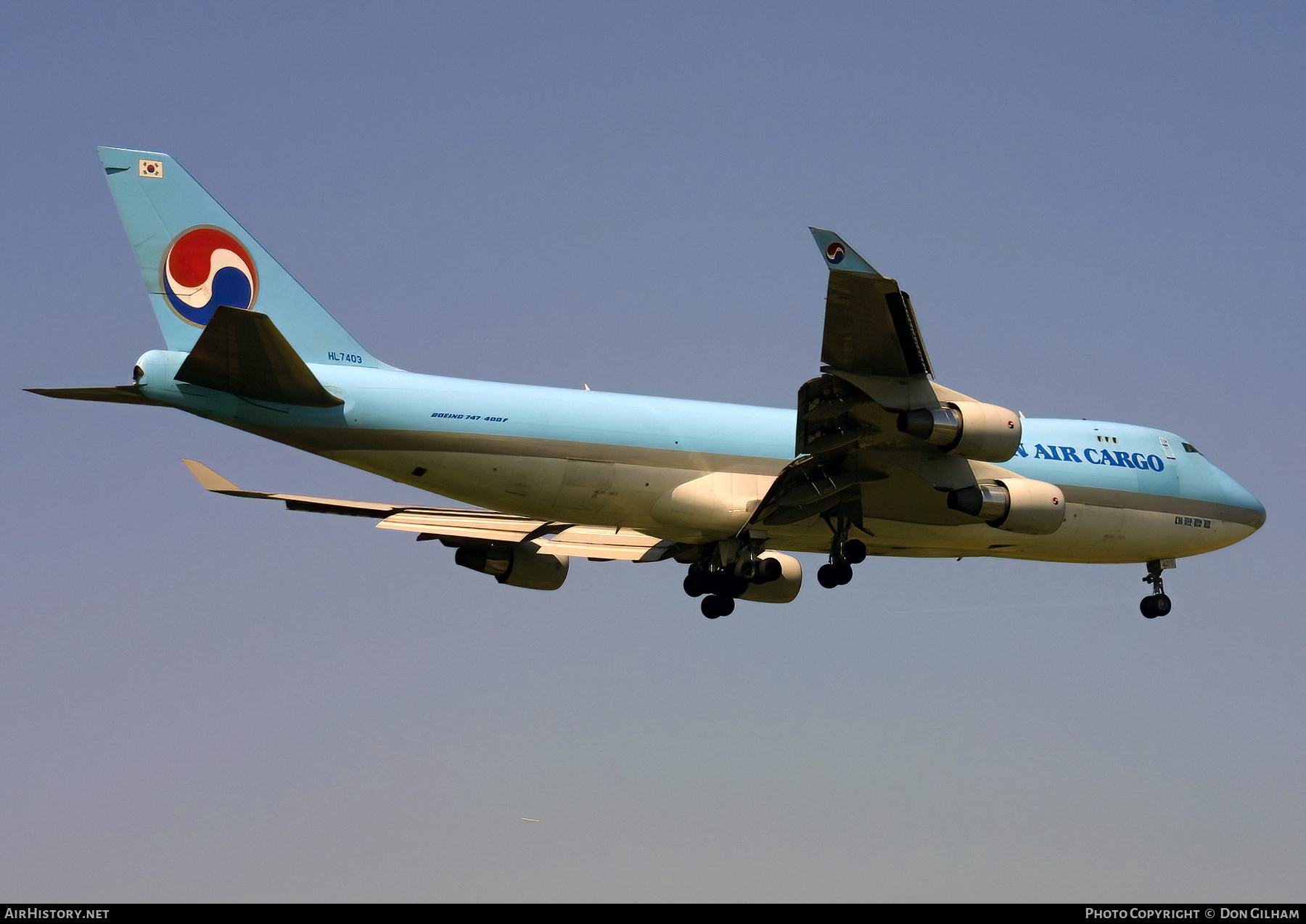 Aircraft Photo of HL7403 | Boeing 747-4B5F/SCD | Korean Air Cargo | AirHistory.net #327073