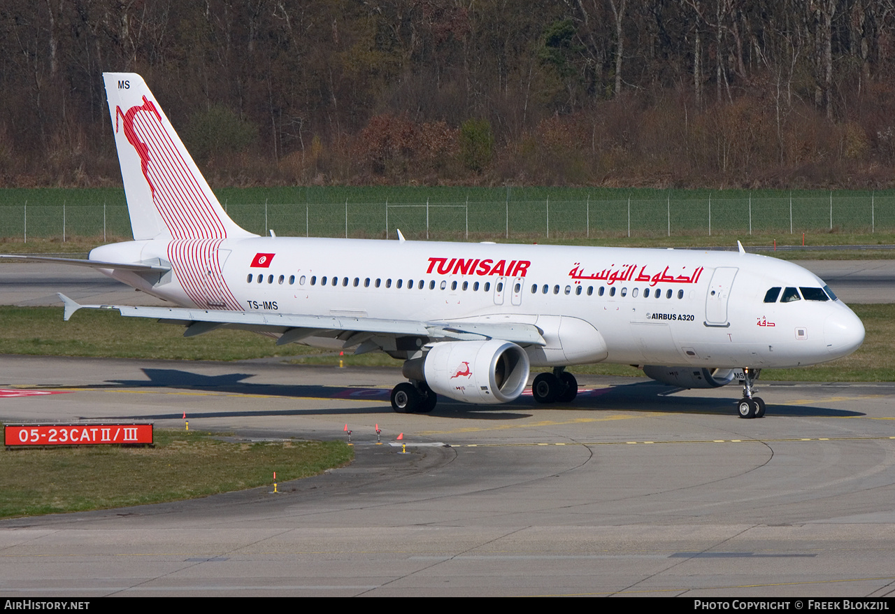 Aircraft Photo of TS-IMS | Airbus A320-214 | Tunisair | AirHistory.net #327079