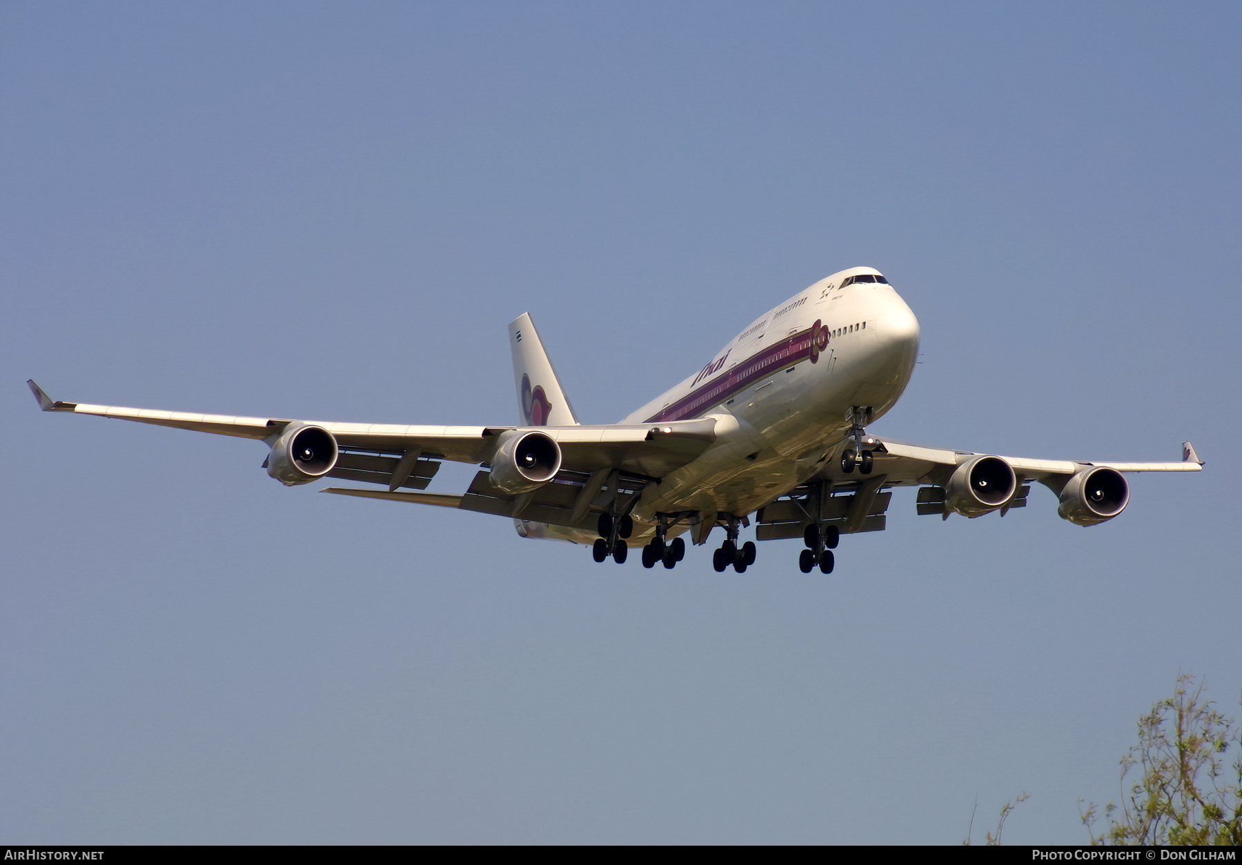 Aircraft Photo of HS-TGL | Boeing 747-4D7 | Thai Airways International | AirHistory.net #327091