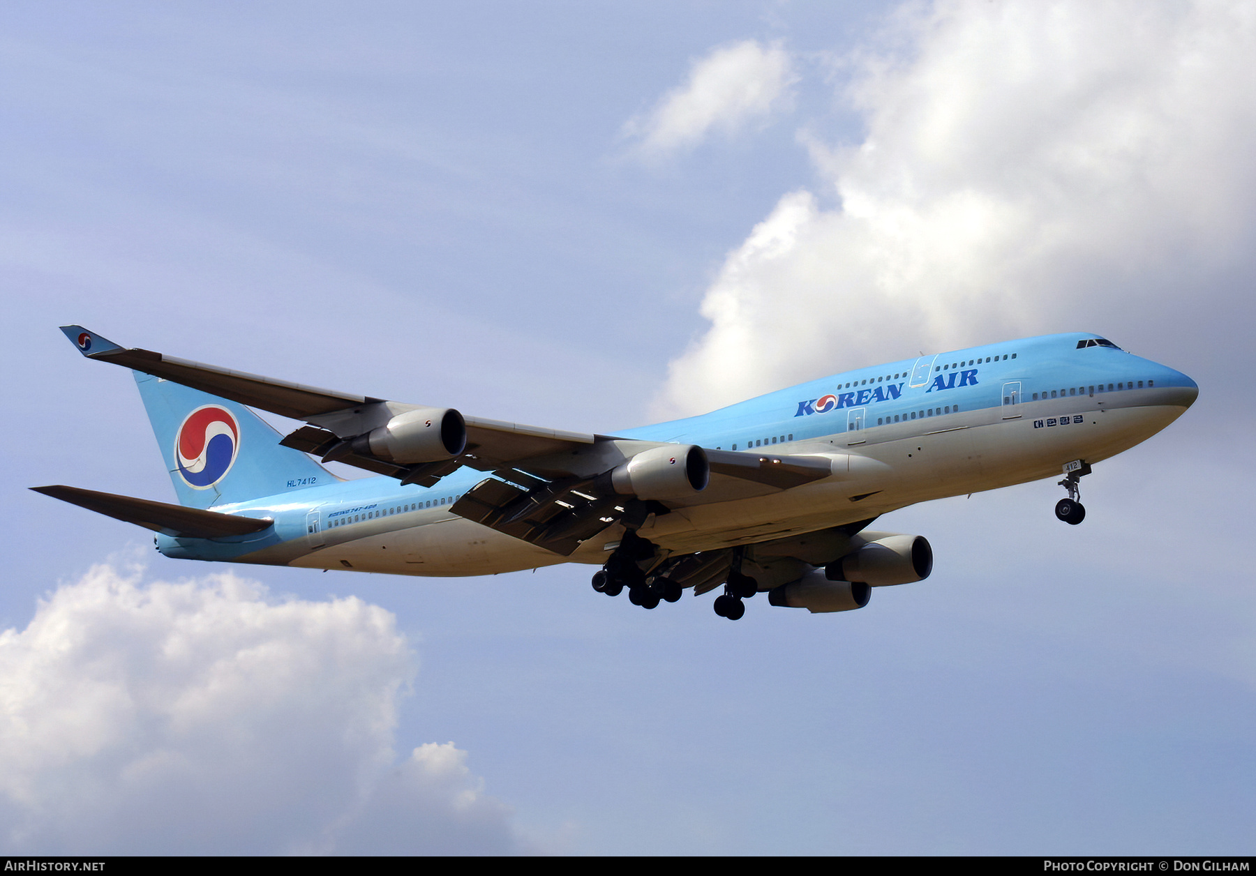 Aircraft Photo of HL7412 | Boeing 747-4B5 | Korean Air | AirHistory.net #327094