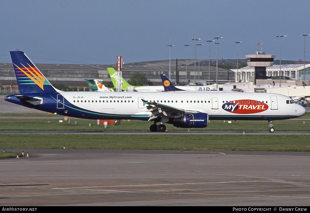Aircraft Photo of G-JSJX | Airbus A321-211 | MyTravel Airways | AirHistory.net #327100