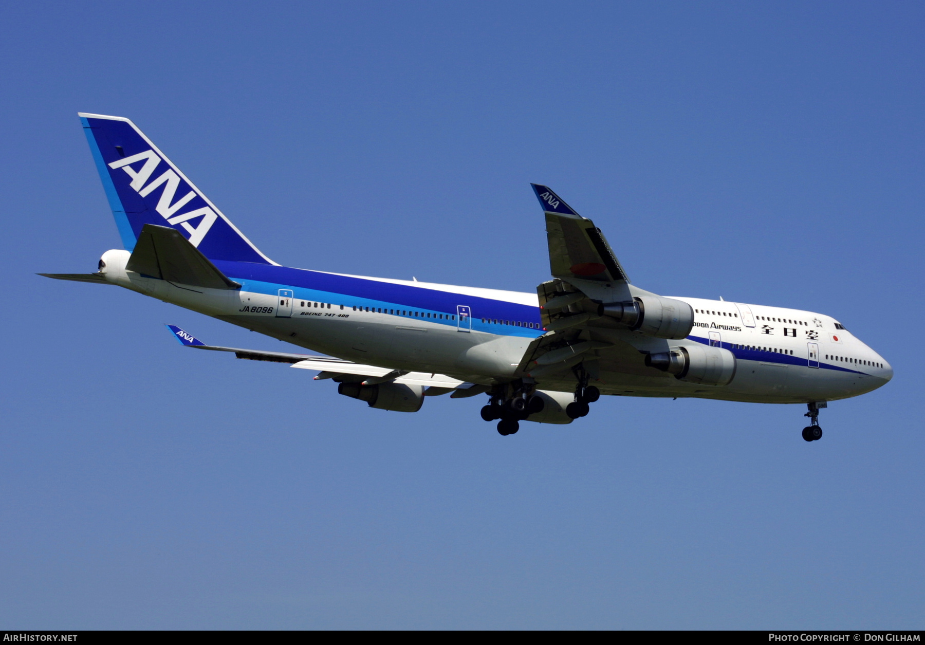Aircraft Photo of JA8096 | Boeing 747-481 | All Nippon Airways - ANA | AirHistory.net #327112