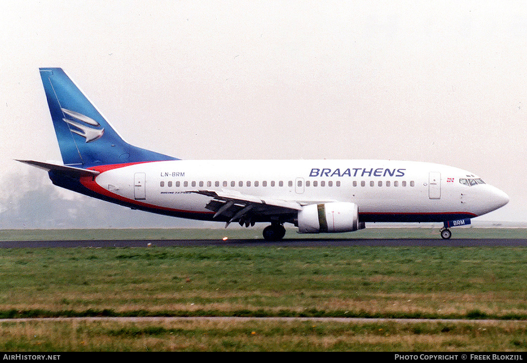 Aircraft Photo of LN-BRM | Boeing 737-505 | Braathens | AirHistory.net #327121
