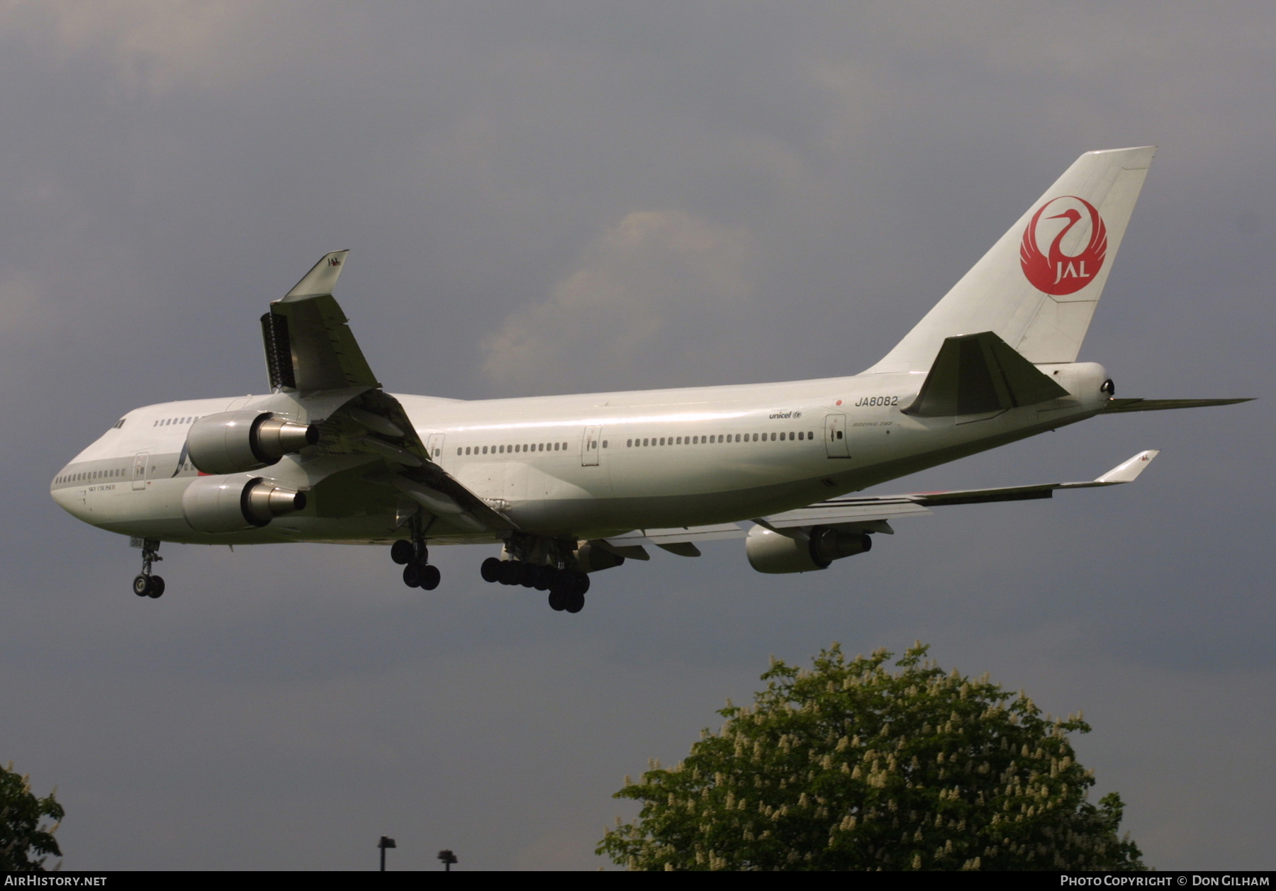 Aircraft Photo of JA8082 | Boeing 747-446 | Japan Airlines - JAL | AirHistory.net #327143