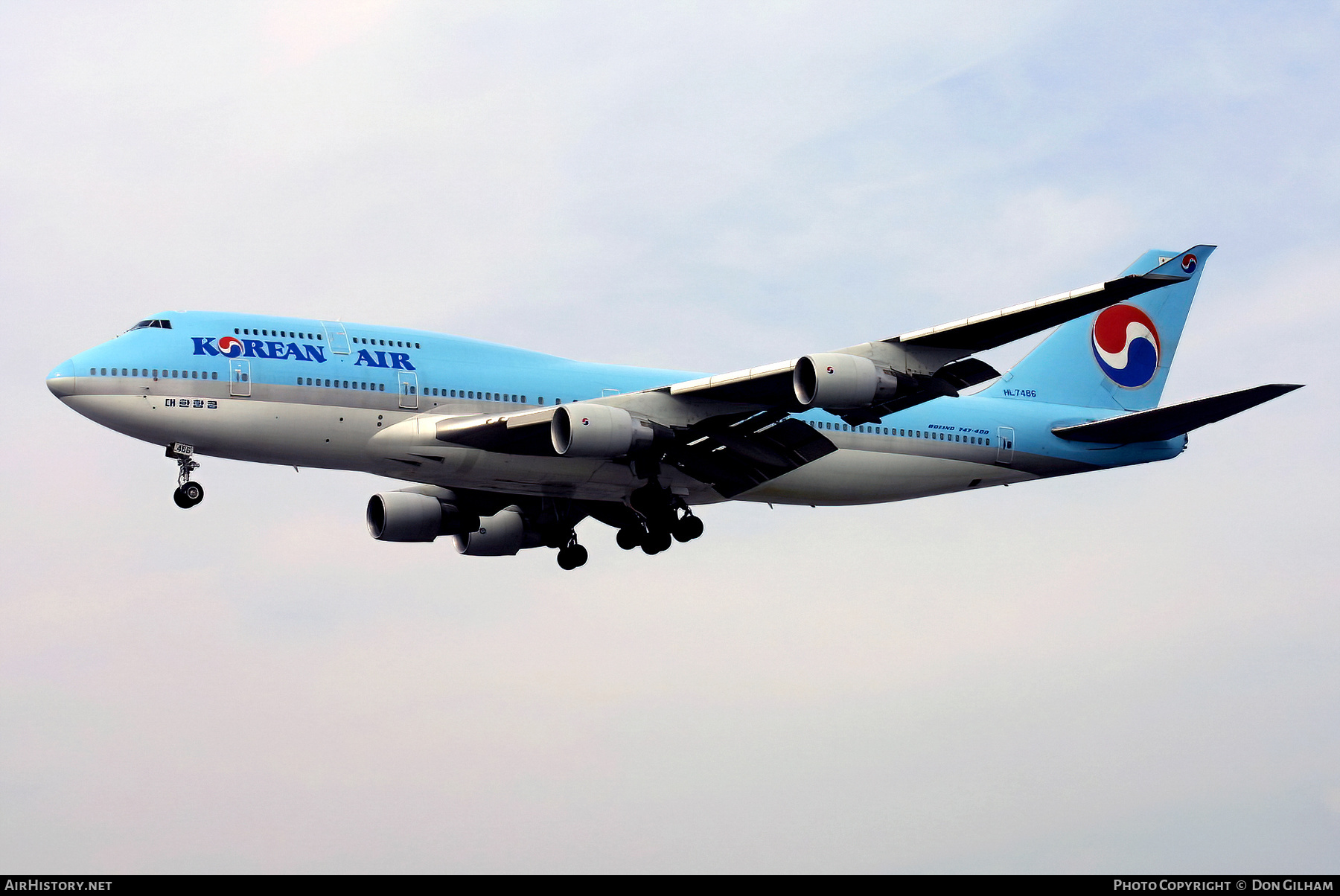 Aircraft Photo of HL7486 | Boeing 747-4B5(BCF) | Korean Air | AirHistory.net #327144