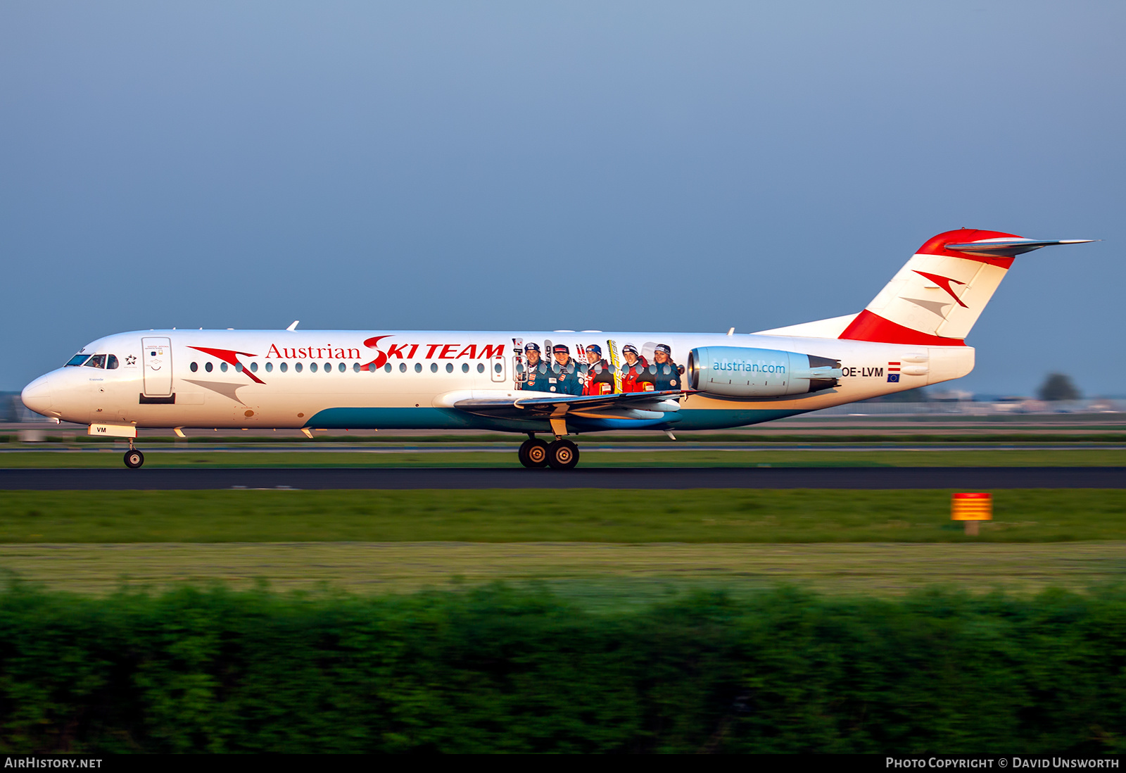 Aircraft Photo of OE-LVM | Fokker 100 (F28-0100) | Austrian Airlines | AirHistory.net #327168