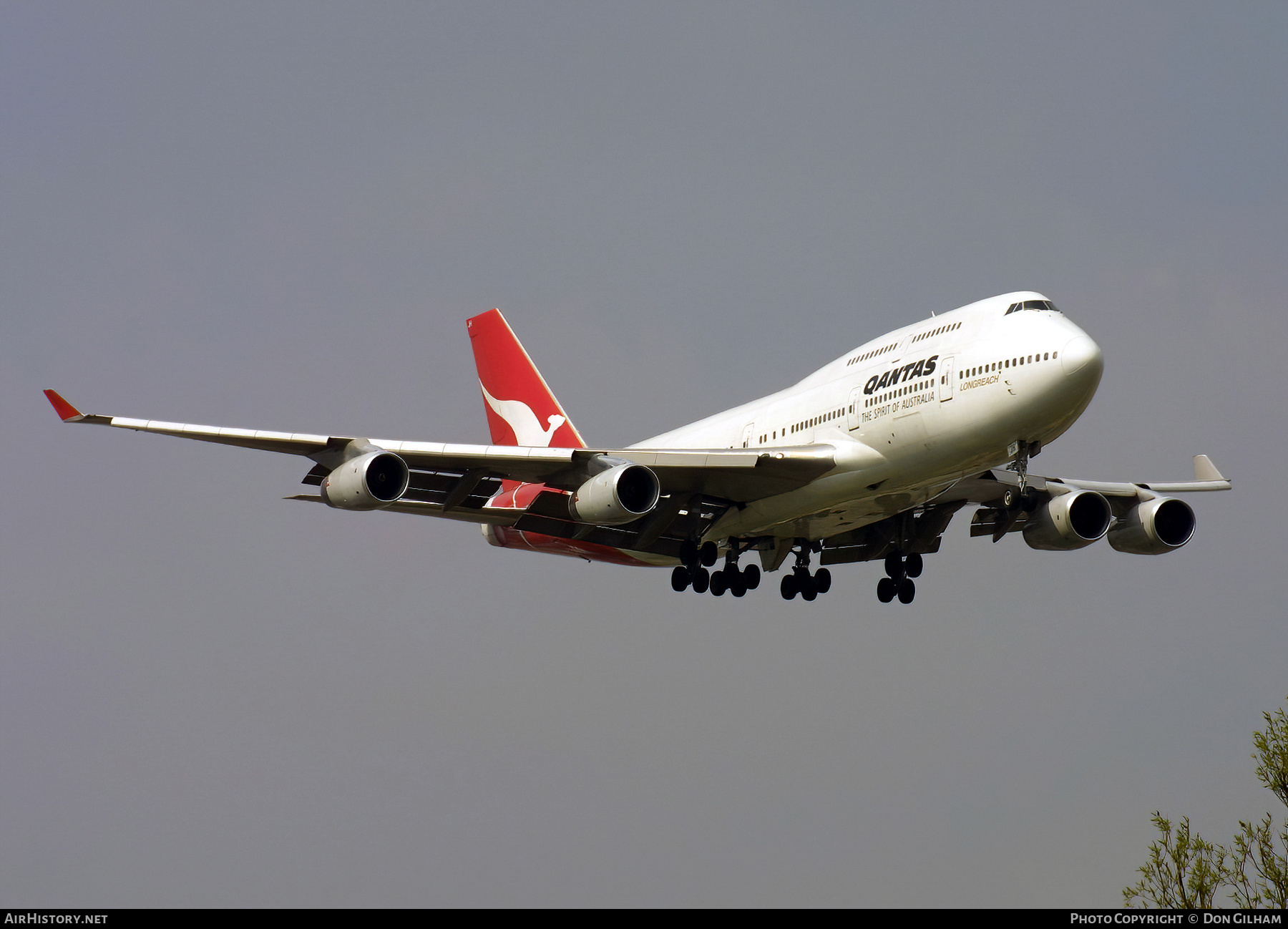 Aircraft Photo of VH-OJH | Boeing 747-438 | Qantas | AirHistory.net #327174