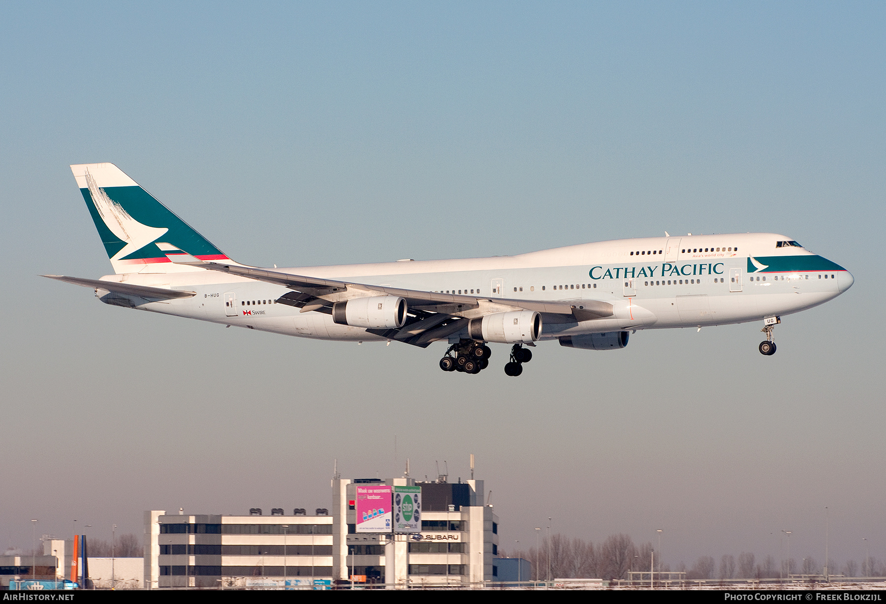 Aircraft Photo of B-HUG | Boeing 747-467 | Cathay Pacific Airways | AirHistory.net #327193