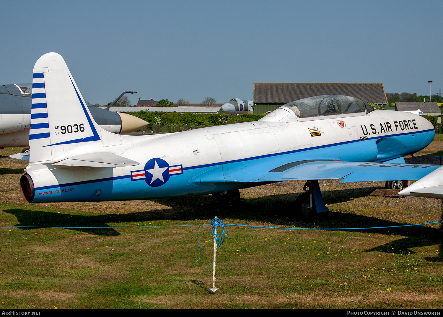 Aircraft Photo of 51-9036 / AF51-9036 | Lockheed T-33A | USA - Air Force | AirHistory.net #327213