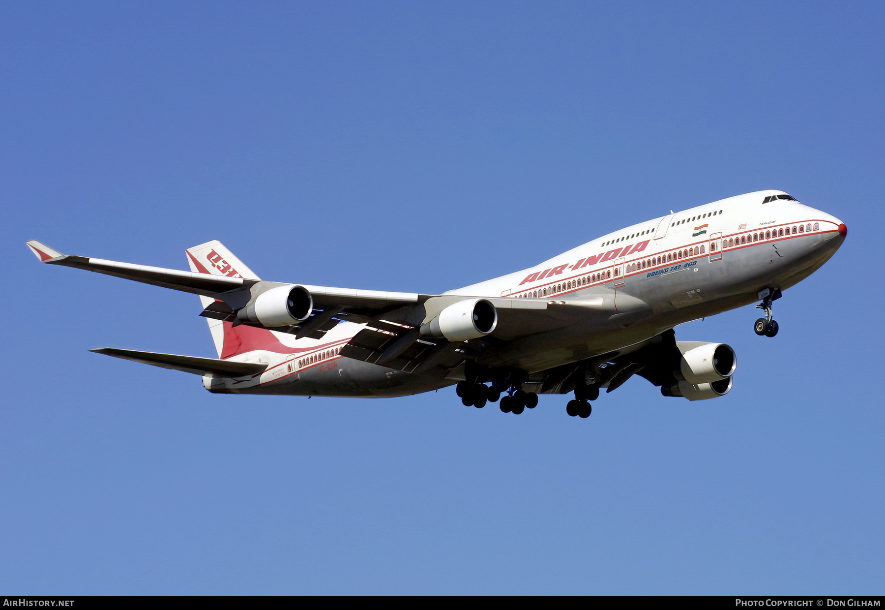 Aircraft Photo of VT-ESN | Boeing 747-437 | Air India | AirHistory.net #327219