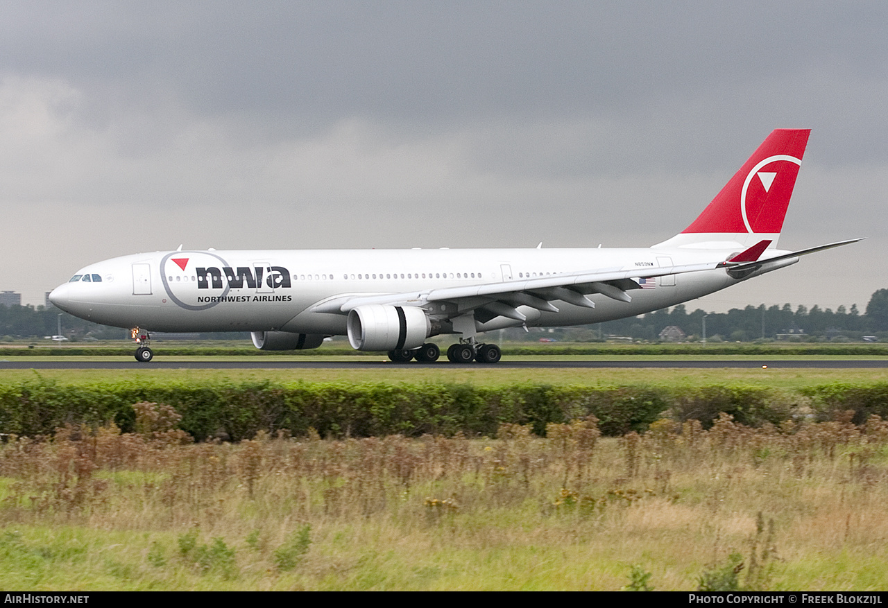 Aircraft Photo of N859NW | Airbus A330-223 | Northwest Airlines | AirHistory.net #327243