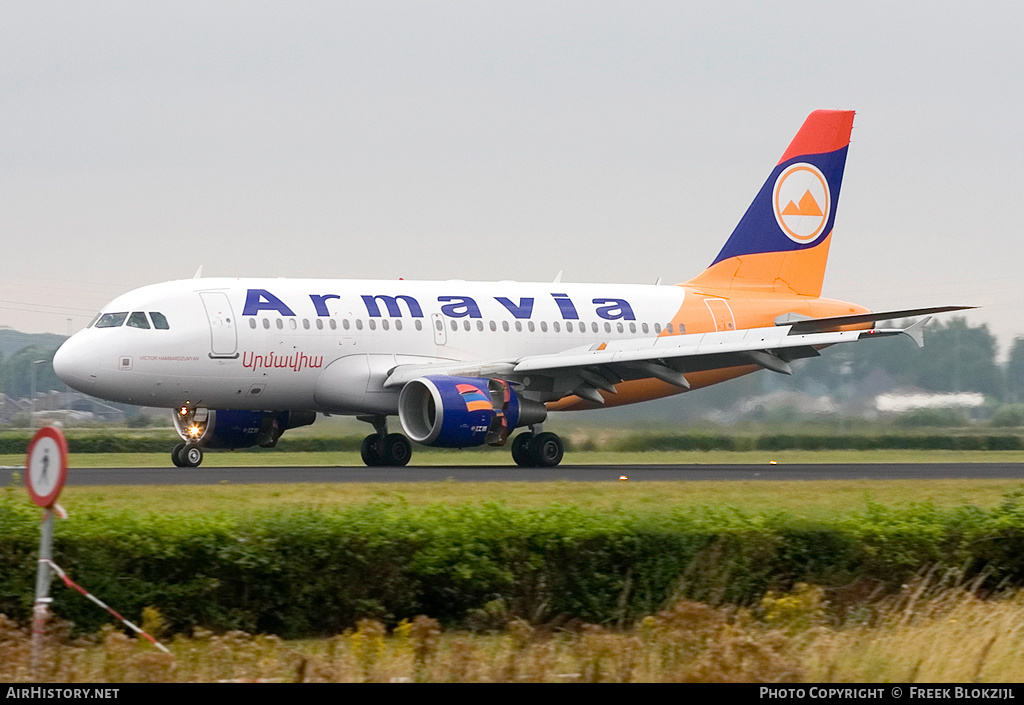 Aircraft Photo of EK-32007 | Airbus A319-111 | Armavia | AirHistory.net #327245