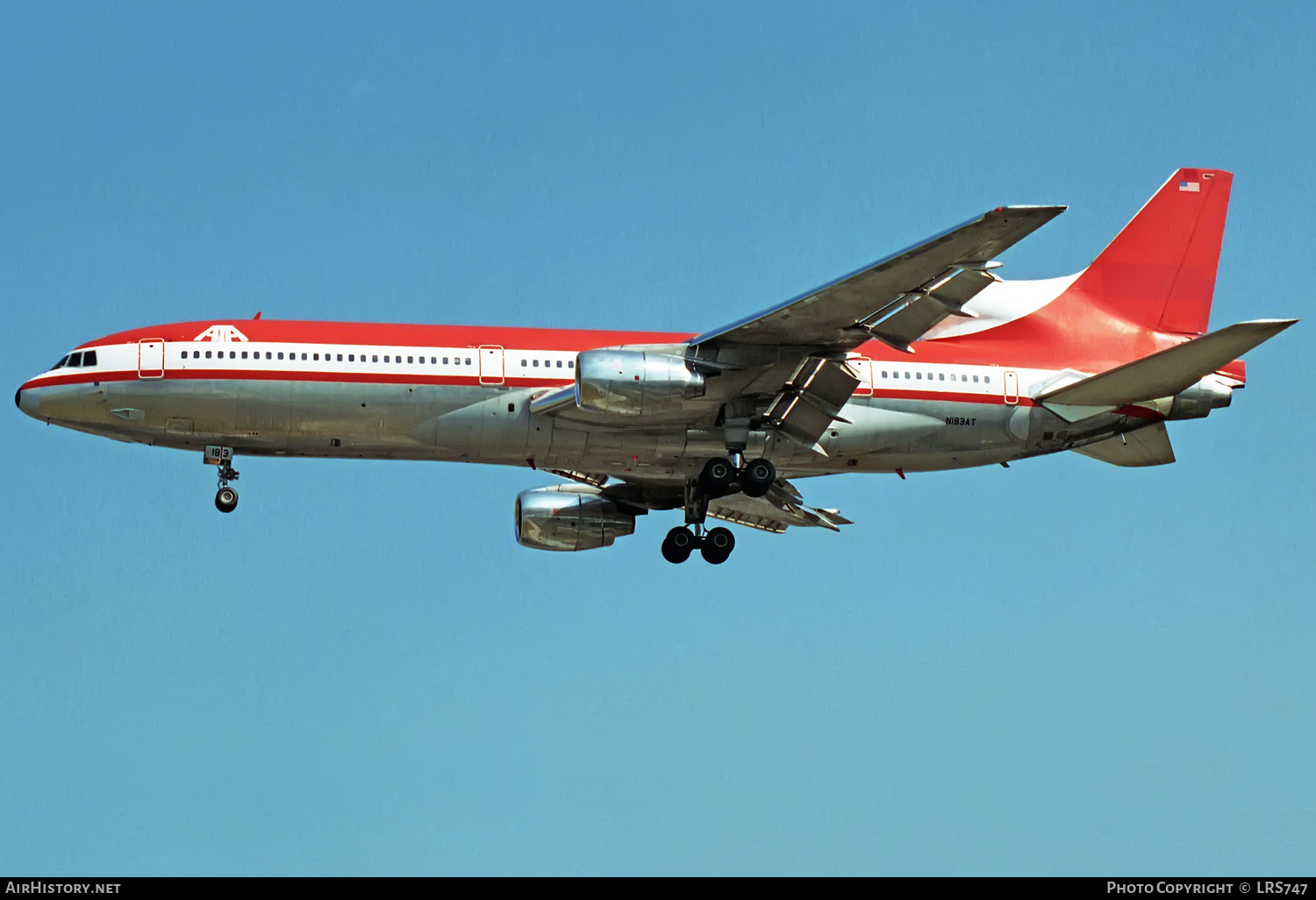 Aircraft Photo of N183AT | Lockheed L-1011-385-1 TriStar 1 | American Trans Air - ATA | AirHistory.net #327264