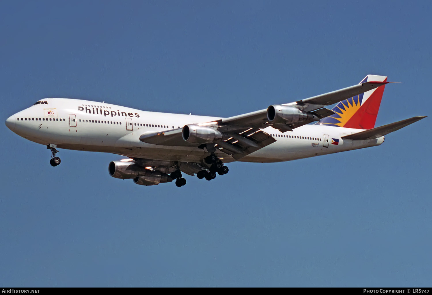 Aircraft Photo of N207AE | Boeing 747-211B | Philippine Airlines | AirHistory.net #327266
