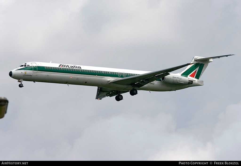 Aircraft Photo of I-DACZ | McDonnell Douglas MD-82 (DC-9-82) | Alitalia | AirHistory.net #327269