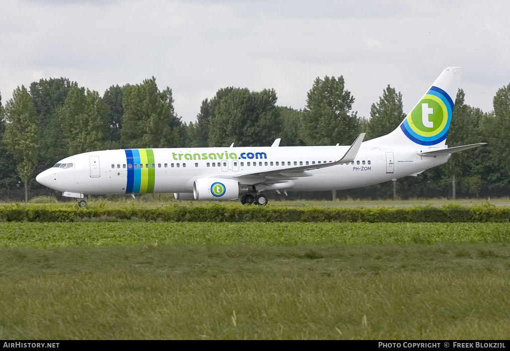 Aircraft Photo of PH-ZOM | Boeing 737-8HX | Transavia | AirHistory.net #327274