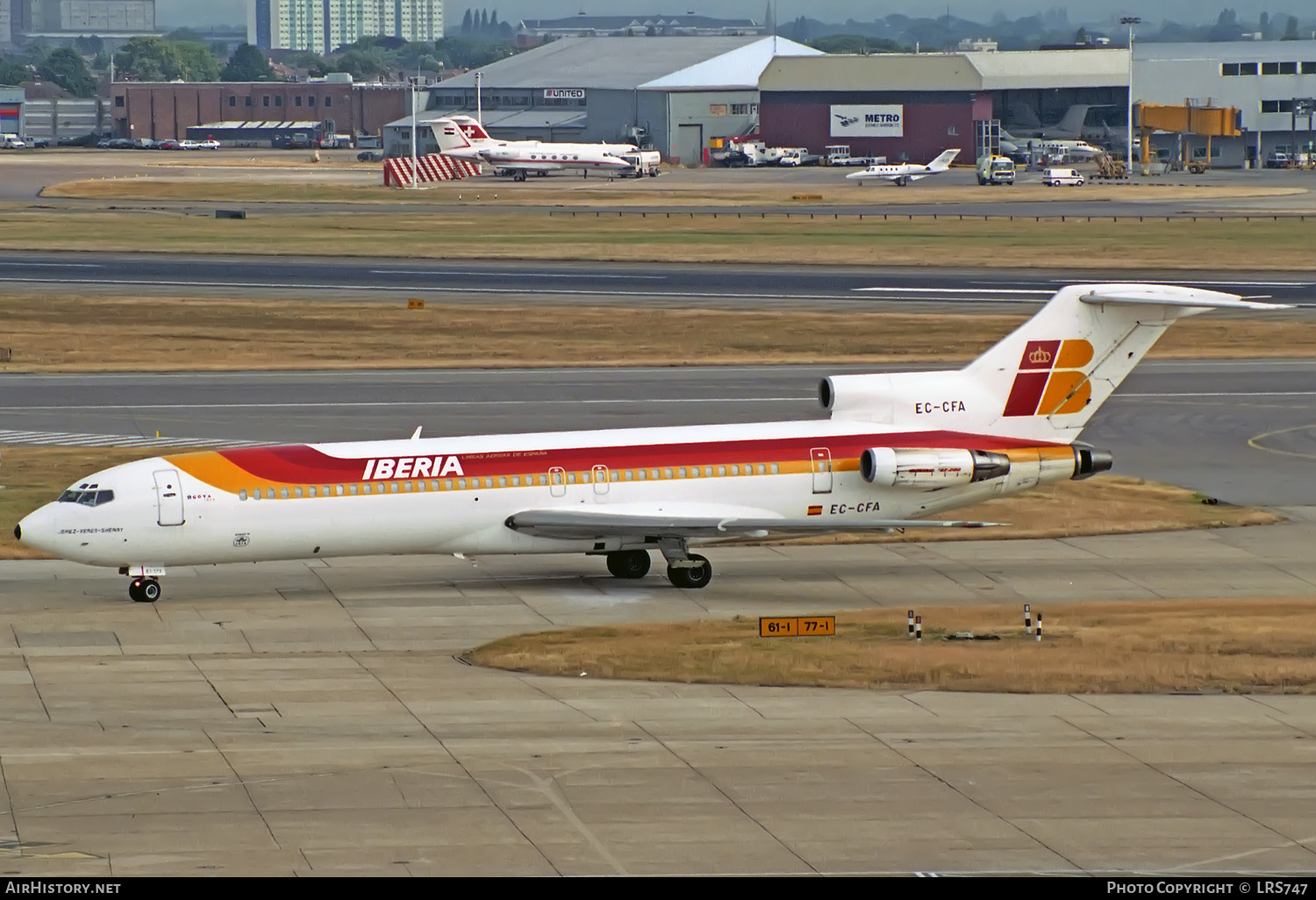 Aircraft Photo of EC-CFA | Boeing 727-256/Adv | Iberia | AirHistory.net #327280