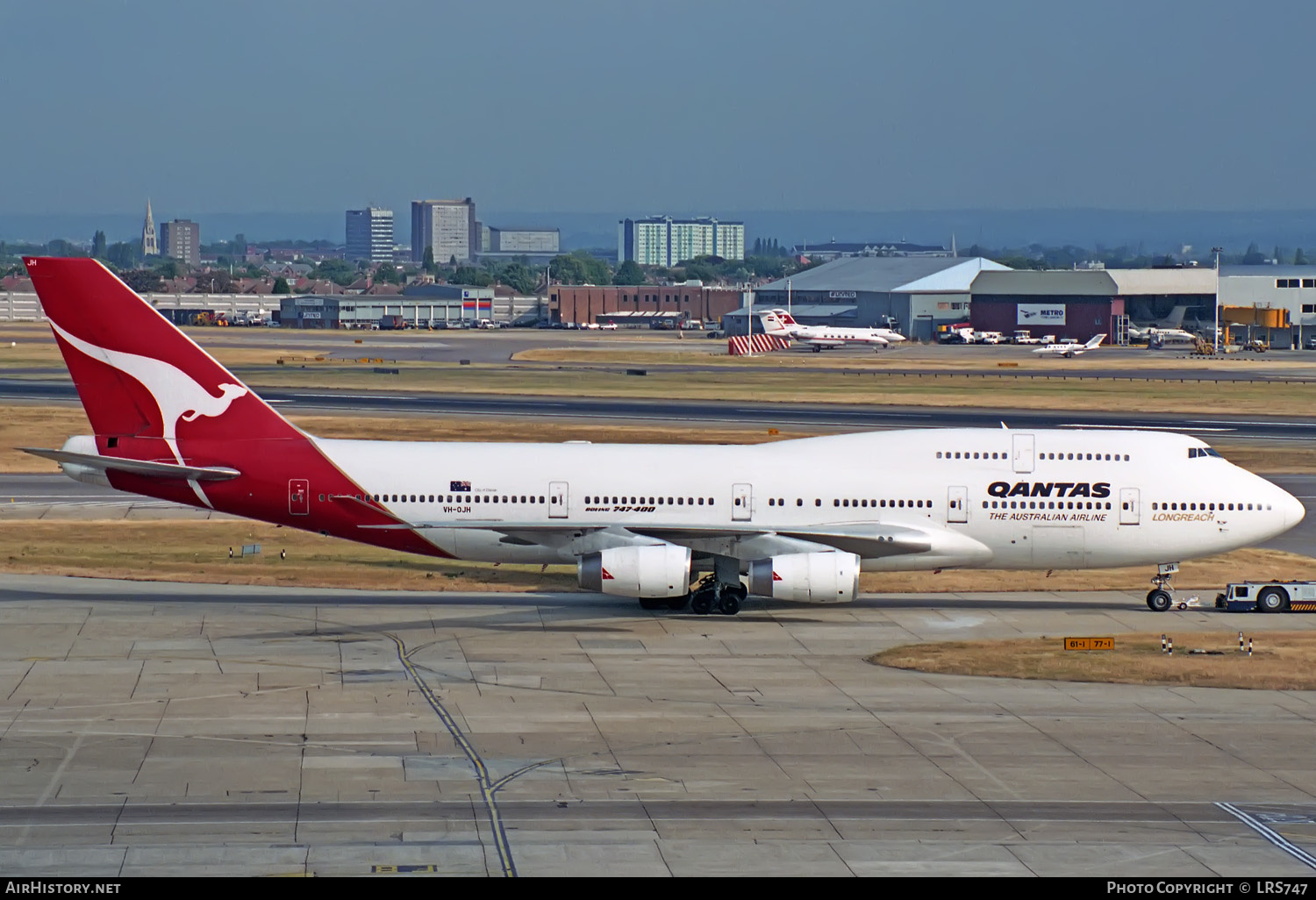 Aircraft Photo of VH-OJH | Boeing 747-438 | Qantas | AirHistory.net #327298