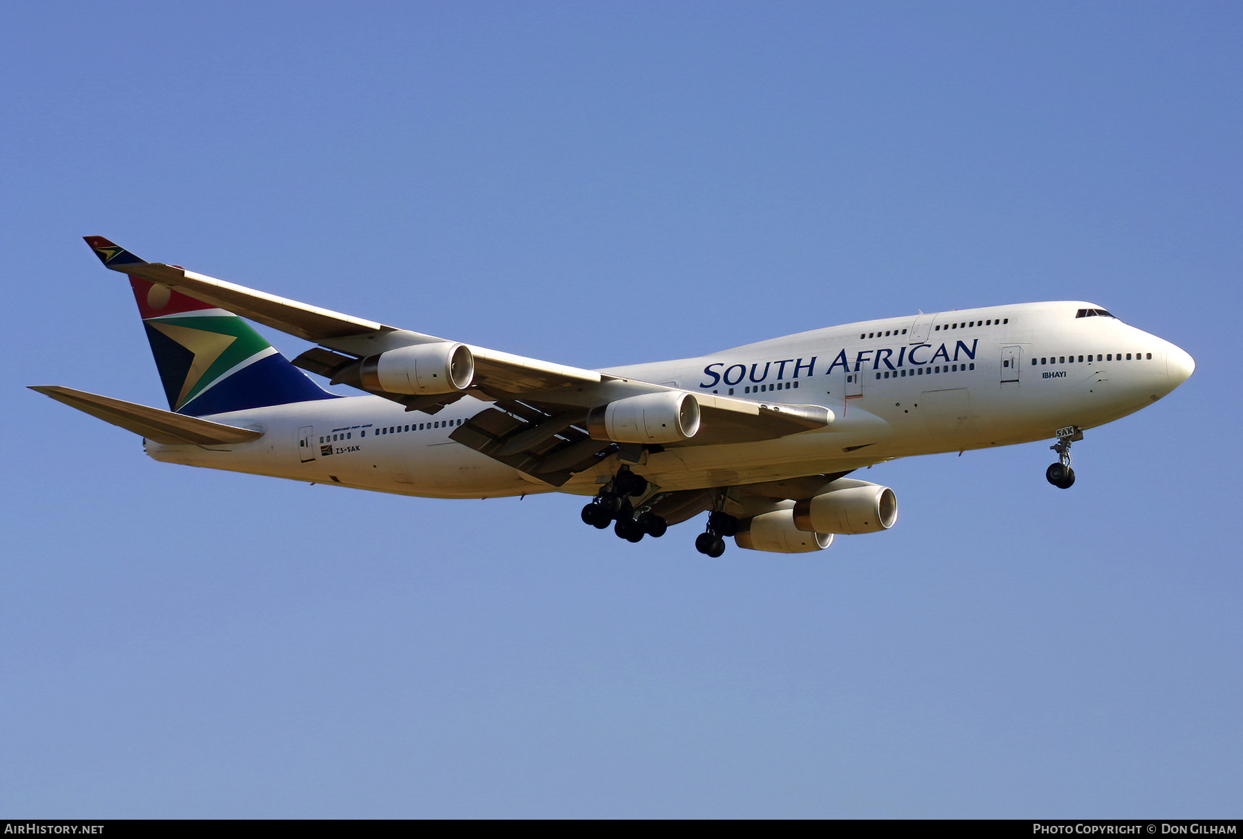 Aircraft Photo of ZS-SAK | Boeing 747-444 | South African Airways | AirHistory.net #327312