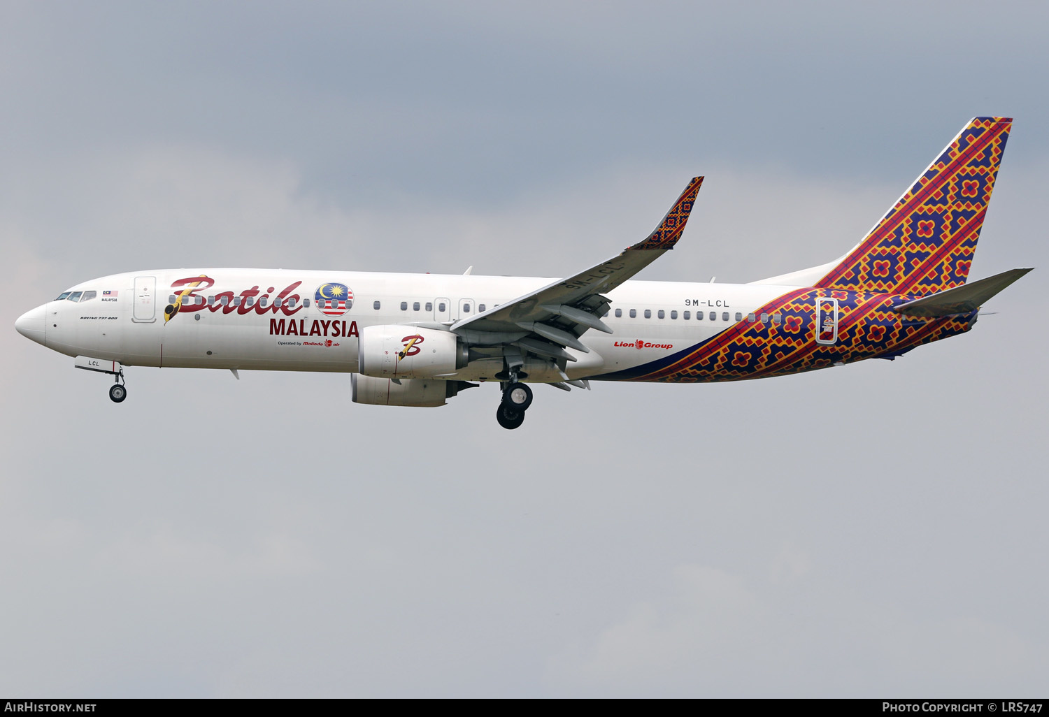 Aircraft Photo of 9M-LCL | Boeing 737-800 | Batik Air Malaysia | AirHistory.net #327325