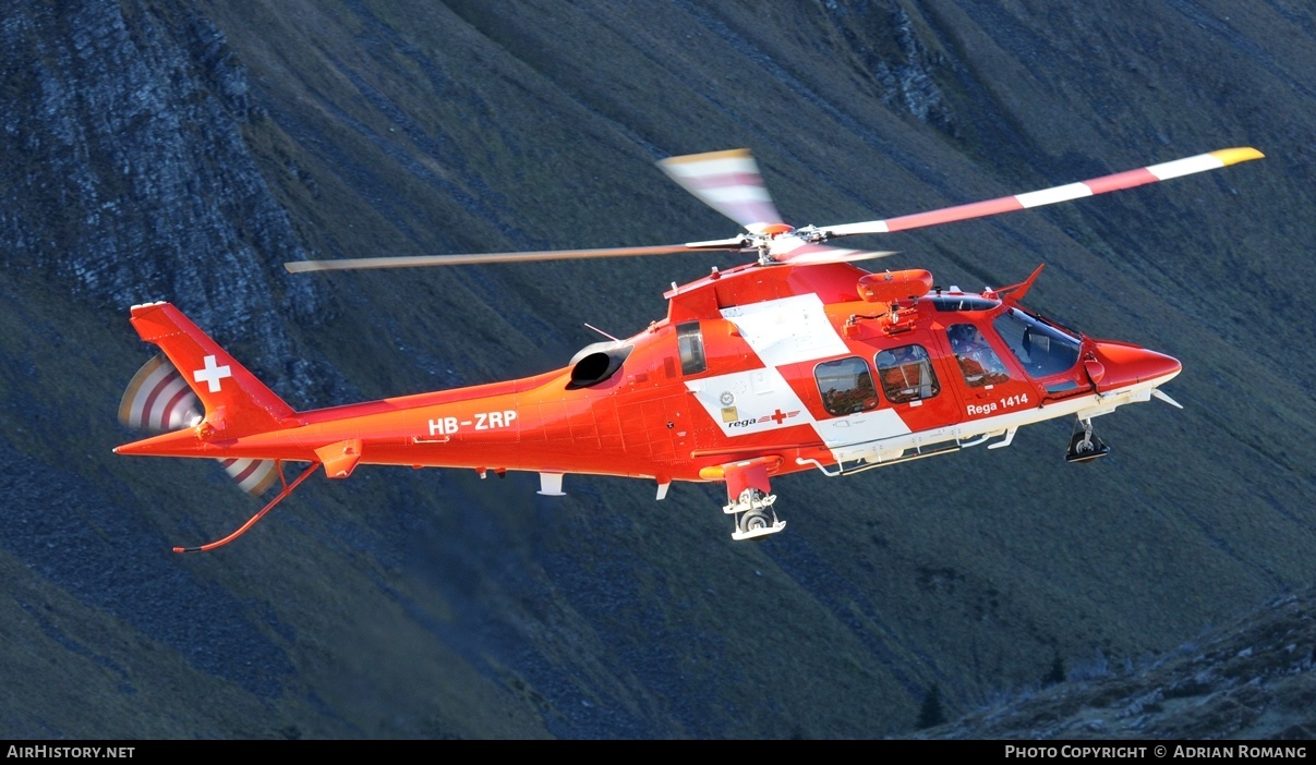 Aircraft Photo of HB-ZRP | AgustaWestland AW-109SP Da Vinci | REGA - Swiss Air Ambulance | AirHistory.net #327327