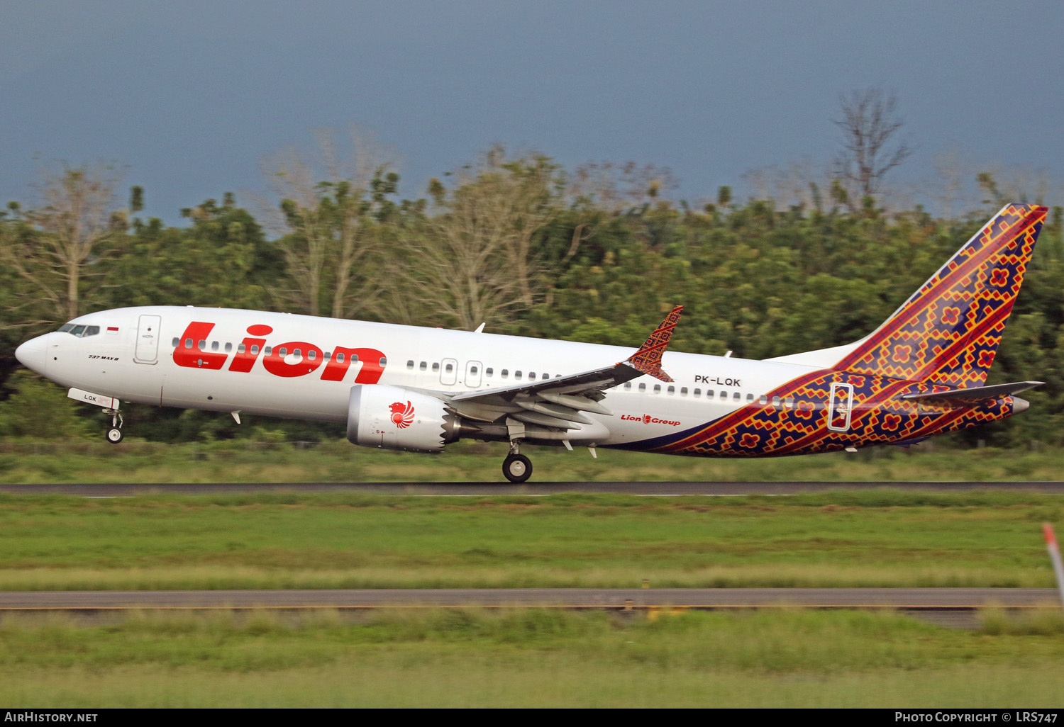 Aircraft Photo of PK-LQK | Boeing 737-8 Max 8 | Lion Air | AirHistory.net #327337