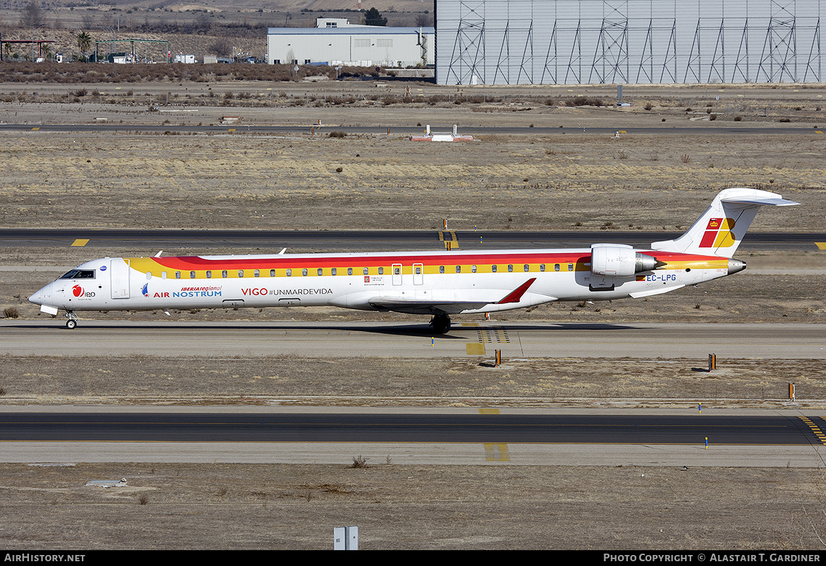 Aircraft Photo of EC-LPG | Bombardier CRJ-1000 (CL-600-2E25) | Iberia Regional | AirHistory.net #327339