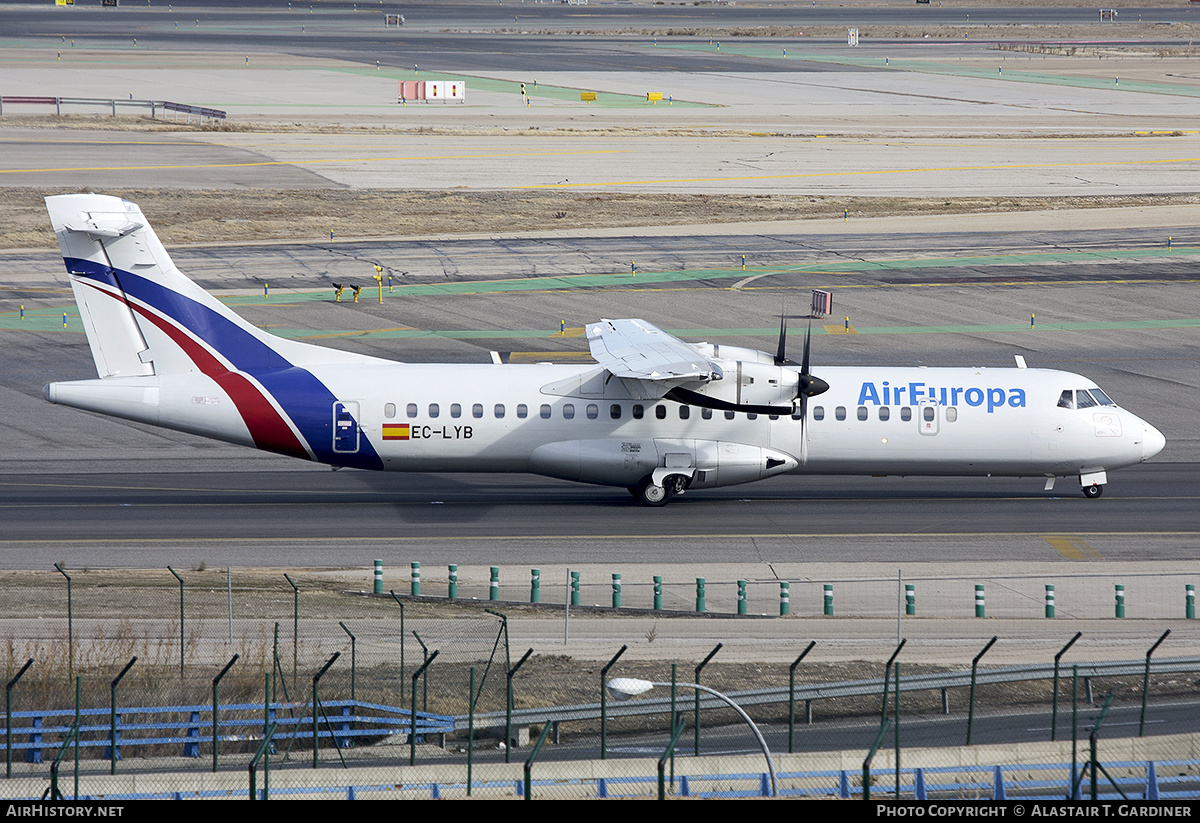 Aircraft Photo of EC-LYB | ATR ATR-72-500 (ATR-72-212A) | Air Europa | AirHistory.net #327391