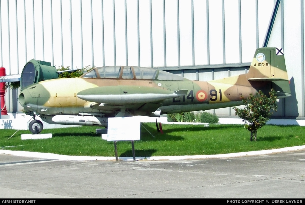 Aircraft Photo of A.10C-91 | Hispano HA-220D Super Saeta | Spain - Air Force | AirHistory.net #327392