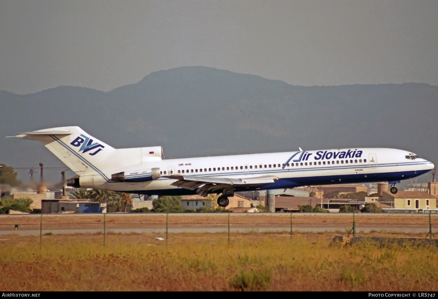 Aircraft Photo of OM-AHK | Boeing 727-230 | Air Slovakia | AirHistory.net #327404