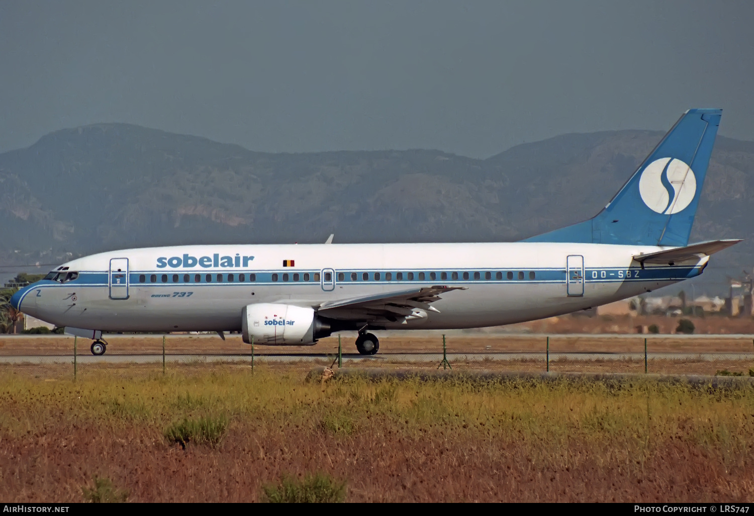 Aircraft Photo of OO-SBZ | Boeing 737-329 | Sobelair | AirHistory.net #327405