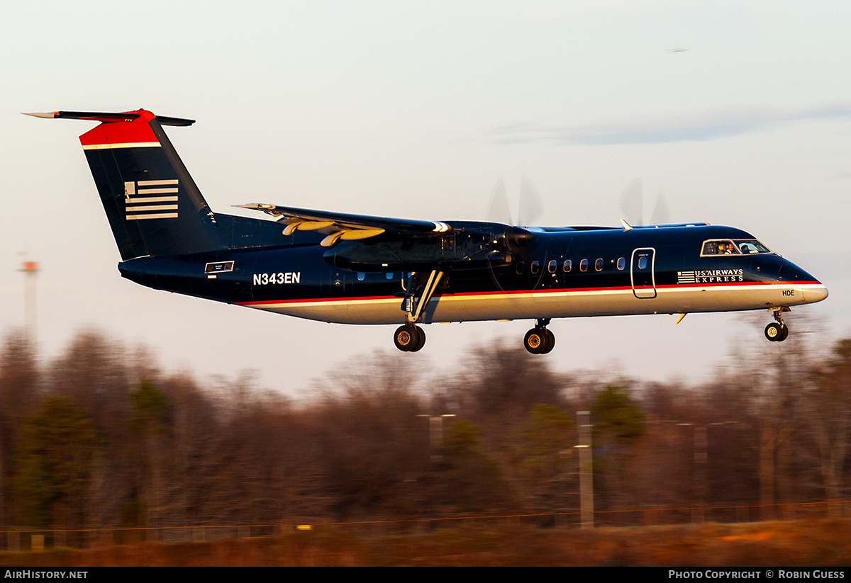 Aircraft Photo of N343EN | Bombardier DHC-8-311AQ Dash 8 | US Airways Express | AirHistory.net #327410
