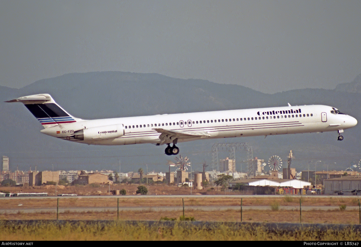 Aircraft Photo of EC-FZQ | McDonnell Douglas MD-83 (DC-9-83) | Centennial Airlines | AirHistory.net #327429