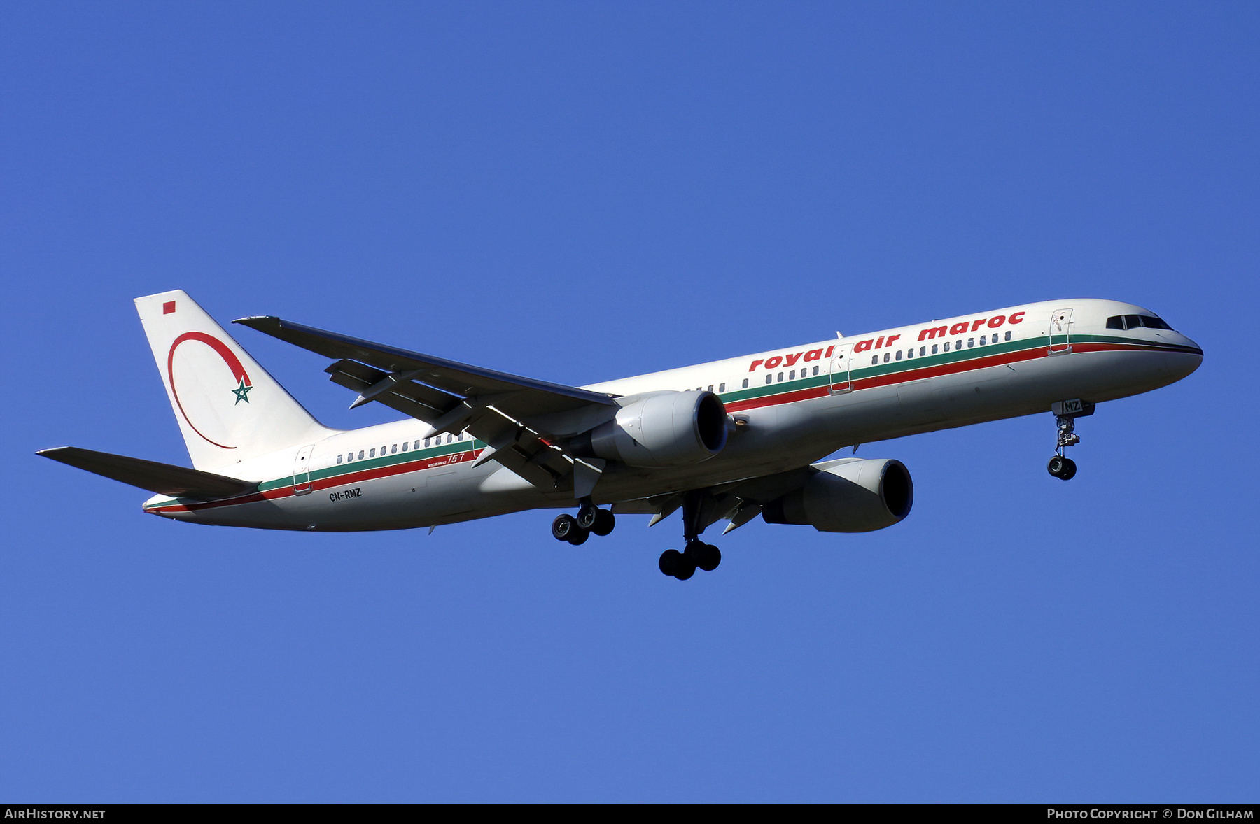 Aircraft Photo of CN-RMZ | Boeing 757-2B6 | Royal Air Maroc - RAM | AirHistory.net #327447
