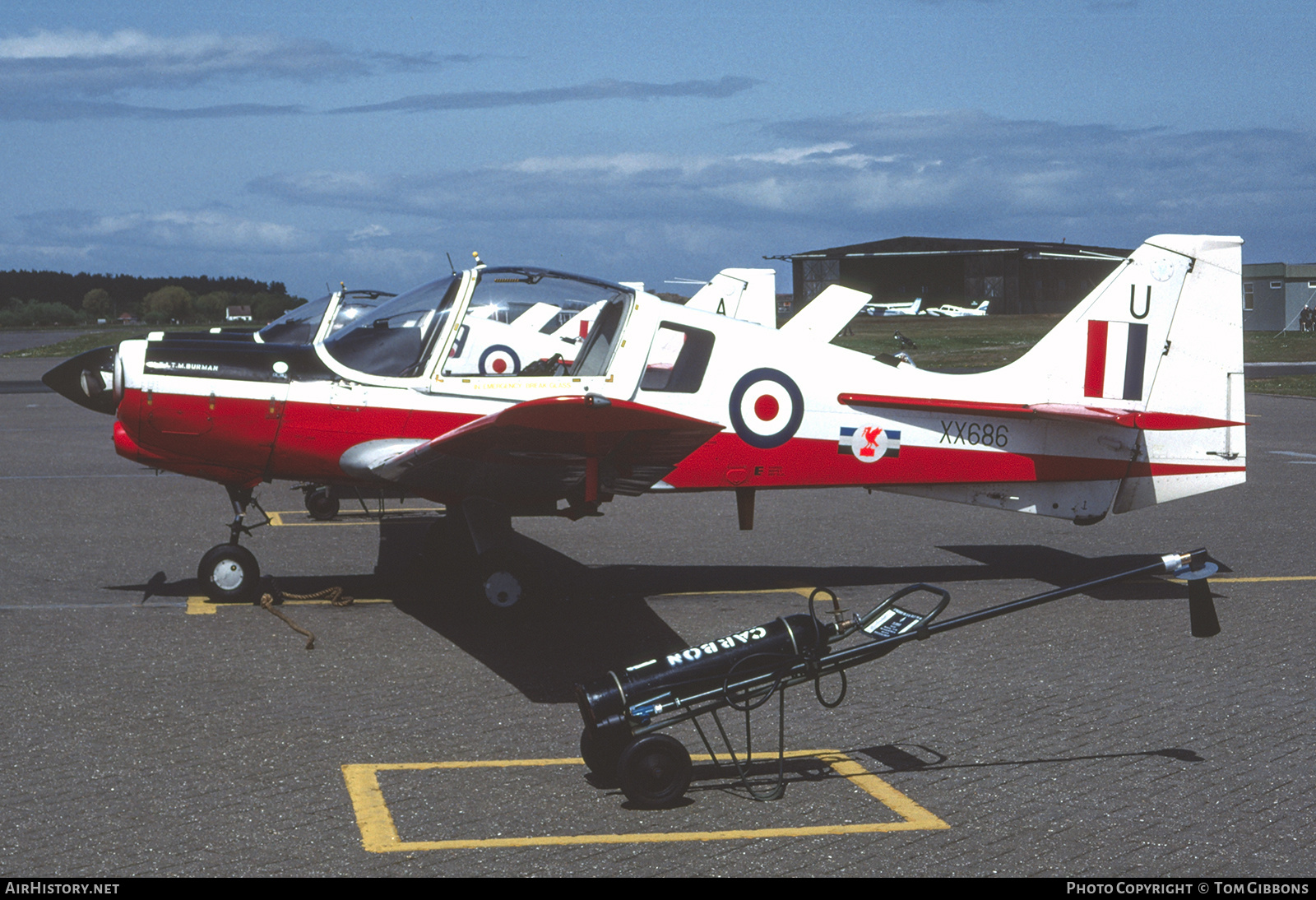 Aircraft Photo of XX686 | Scottish Aviation Bulldog T1 | UK - Air Force | AirHistory.net #327461
