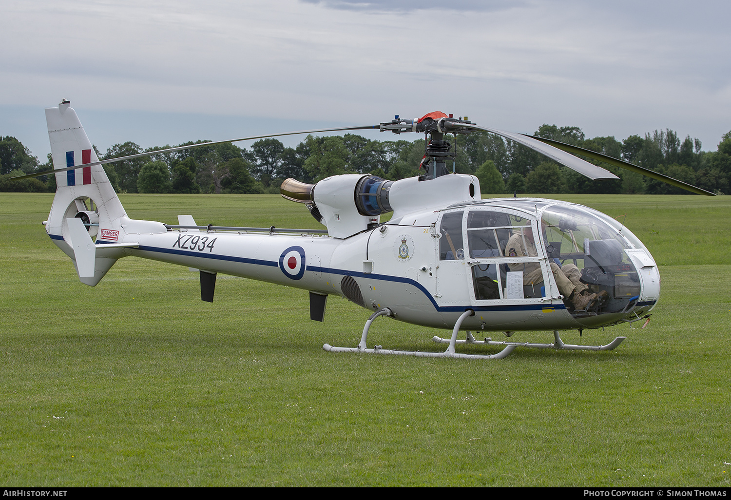 Aircraft Photo of G-CBSI / XZ934 | Aerospatiale SA-341D Gazelle HT3 | UK - Air Force | AirHistory.net #327471