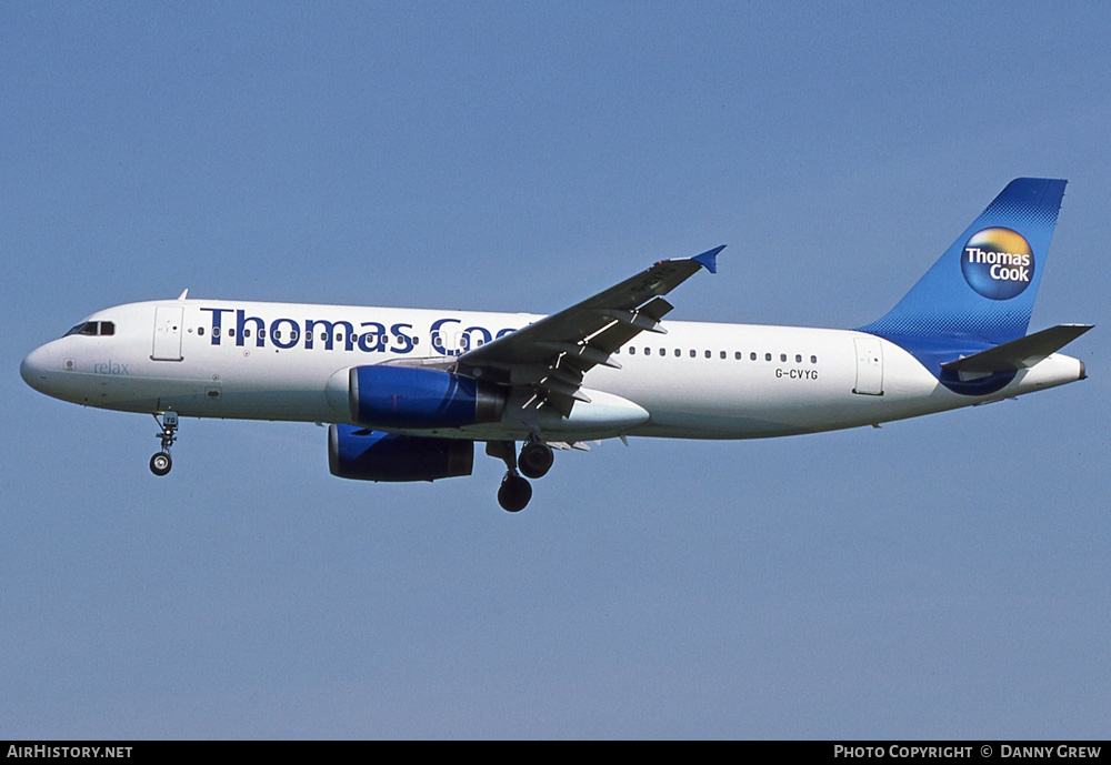 Aircraft Photo of G-CVYG | Airbus A320-231 | Thomas Cook Airlines | AirHistory.net #327475
