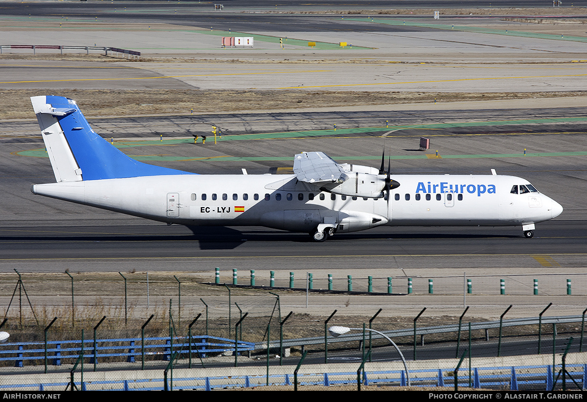 Aircraft Photo of EC-LYJ | ATR ATR-72-500 (ATR-72-212A) | Air Europa | AirHistory.net #327518