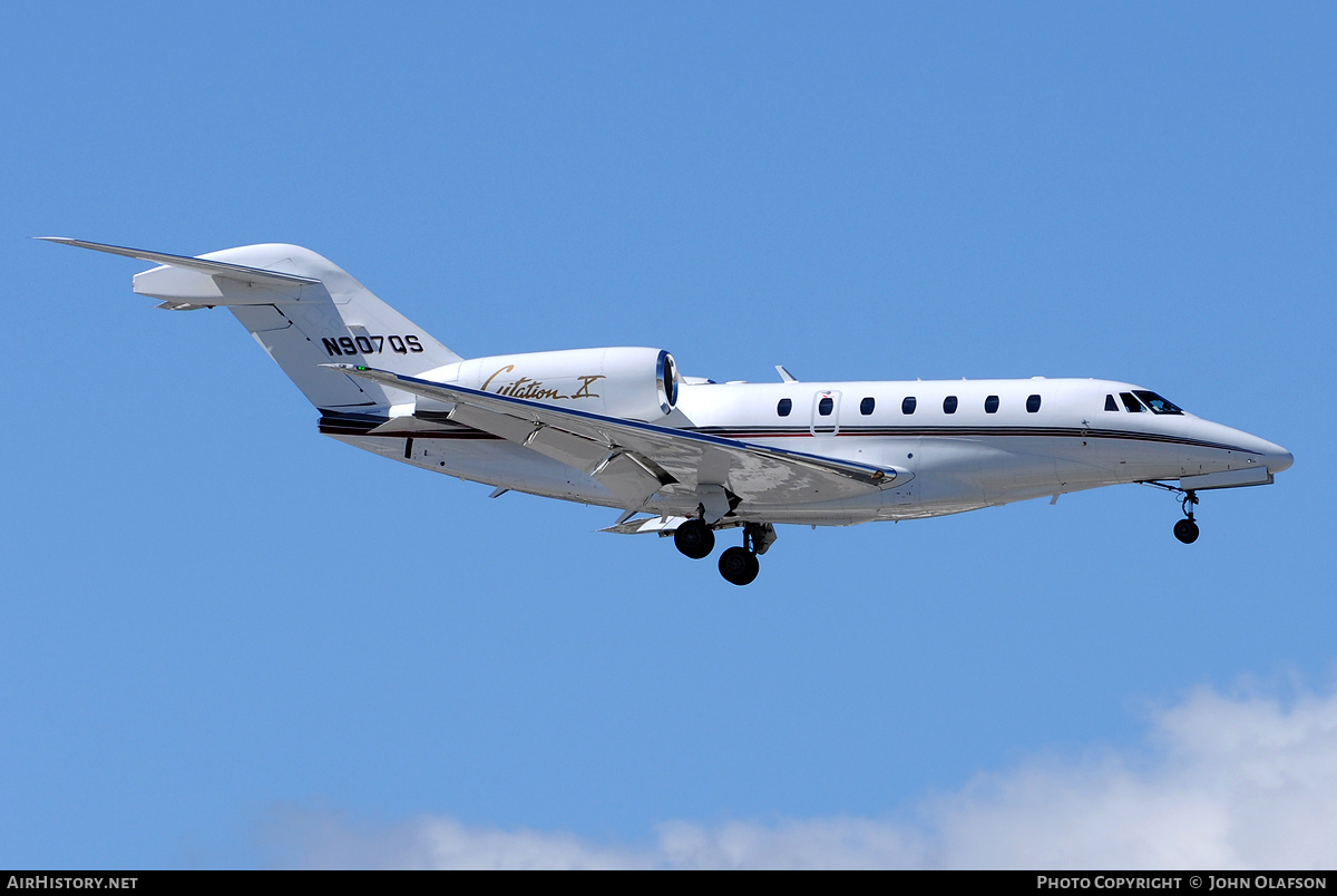 Aircraft Photo of N907QS | Cessna 750 Citation X | AirHistory.net #327539