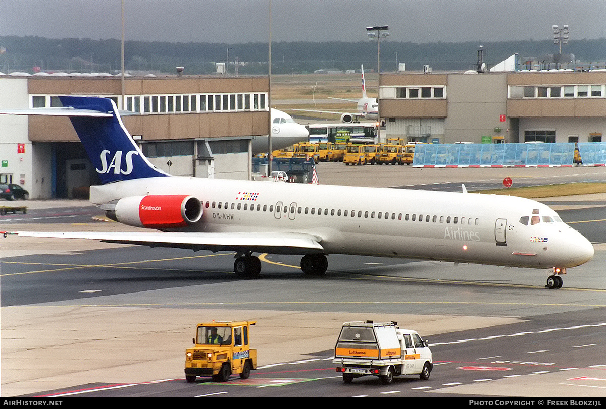 Aircraft Photo of OY-KHW | McDonnell Douglas MD-87 (DC-9-87) | Scandinavian Airlines - SAS | AirHistory.net #327570